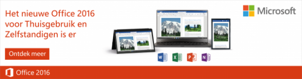 Office 2016 voor thuisgebruik en zelfstandigen