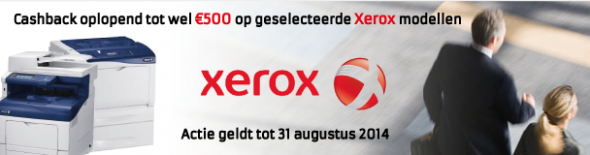 Xerox cashback actie