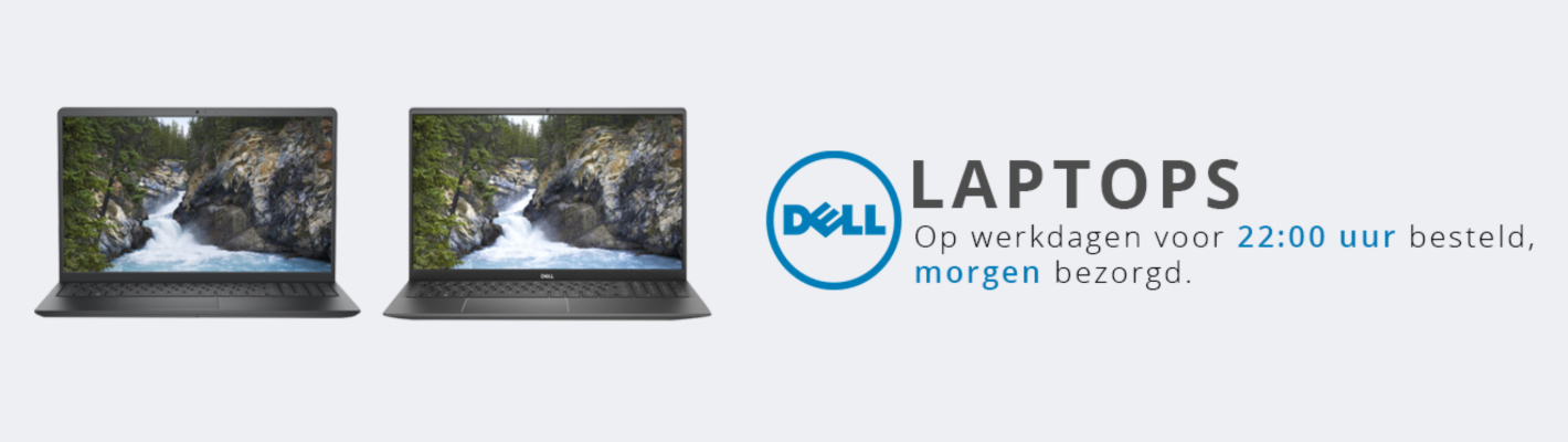 Dell laptops uit eigen voorraad