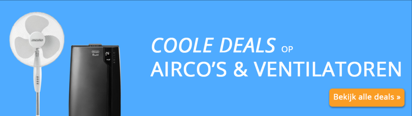 Aanbiedingen op airco's & ventilatoren