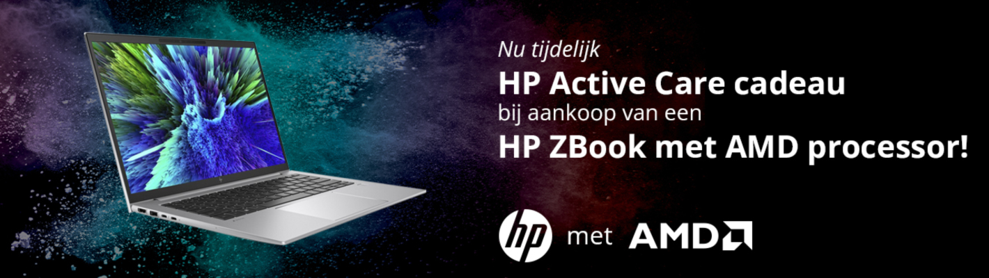 Nu tijdelijk HP Active Care cadeau bij aankoop van een HP ZBook met AMD processor!