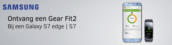 Gear Fit2 bij een Galaxy S7