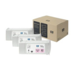 HP C5071A 81 licht-magenta DesignJet kleurstofinktcartridges, 680 ml, 3-pack 808736596527