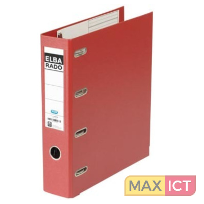 medeklinker Krachtig Inwoner MaxOffice.nl — Elba Lever Arch File with 2 Mechanisms Rado 75mm, PVC Red A4  Rood 10498RO — Bankordners