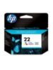 HP 22 originele drie-kleuren inktcartridge
