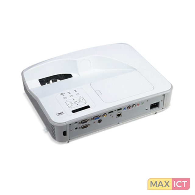 Acer U5530 Projector helderheid 3000 ANSI lumens Projectietechnologie DLP Projector native resolution 1080p 1920x1080 Light source type Lamp Service life of light source 3000 uur Service life of light source economic mode 4000 uur Focus Handmatig Diafragma FF 24 372 Digitale zoom 2x Formaat analoog signaal NTSCPALSECAM Ondersteunde grafische resoluties 1920 x 1080 HD 1080 Geluidsniveau 31 dB Geluidsniveau spaarzame modus 26 dB Projectiemodi Plafond Voorkant Achter