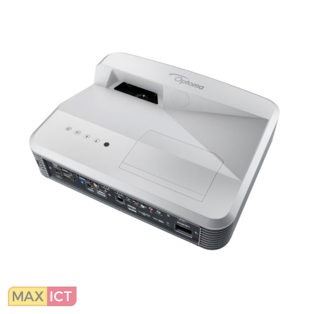 Optoma X320UST Projector helderheid 4000 ANSI lumens Projectietechnologie DLP Projector native resolution XGA 1024x768 Levensduur lamp 3000 uur Vermogen lamp 260 W Serviceleeftijd van de lamp economische mode 6500 uur Offset 117 procent Formaat analoog signaal NTSCNTSC 358NTSC 443NTSC MPALPAL BPAL DPAL GPAL HPAL IPAL MPAL NSECAMSECAM BSECAM Ondersteunde grafische resoluties 1024 x 768 XGA Ondersteunde videomodi 480i480p576i576p720p1080i USBconnectortype USB TypeA Soort seriele aansluiting RS232 HDMI versi