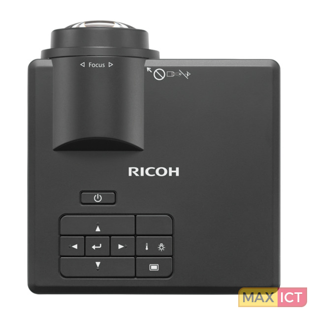 Ricoh PJ WXC1110 Projector helderheid 600 ANSI lumens Projectietechnologie DLP Projector native resolution WXGA 1280x800 Levensduur lamp 20000 uur Soort lamp LED Serviceleeftijd van de lamp economische mode 30000 uur Focus Handmatig Throw ratio 081 Formaat analoog signaal NTSCNTSC 443PALPAL 60PAL MSECAM Ondersteunde videomodi 480i480p576i576p720p1080i Compatibele geheugenkaarten MicroSD TransFlash