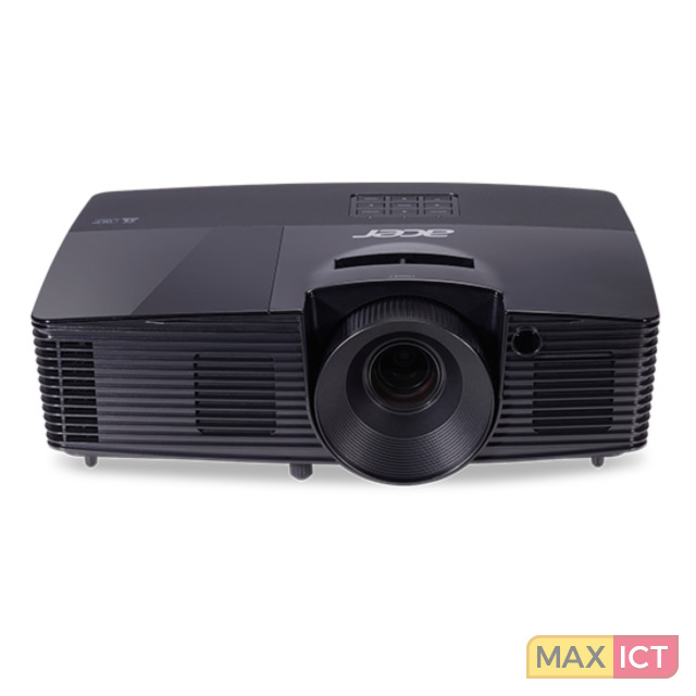 Acer X118H Essential Projector helderheid 3600 ANSI lumens Projectietechnologie DLP Projector native resolution SVGA 800x600 Light source type Lamp Service life of light source 4000 uur Service life of light source economic mode 6000 uur Focus Handmatig Brandpuntbereik 2185 2401 mm Digitale zoom 2x Formaat analoog signaal NTSCPALSECAM Geluidsniveau 33 dB Projectiemodi Plafond Voorkant Achter