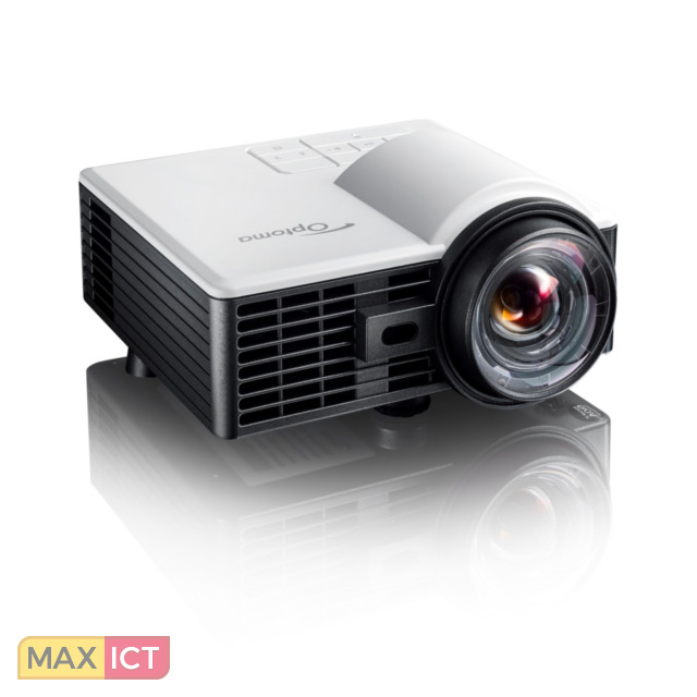 Optoma ML1050ST Projector helderheid 1000 ANSI lumens Projectietechnologie DLP Projector native resolution WXGA 1280x800 Light source type LED Service life of light source 20000 uur Vaste focale lengte 802 mm Zoom type Vast Throw ratio 081 Ondersteunde grafische resoluties 640 x 480 VGA800 x 600 SVGA1024 x 768 XGA1280 x 1024 SXGA1280 x 720 HD 7201280 x Ondersteunde videomodi 480i480p576i576p720p1080i HDMIconnector type Volledige grootte HDMI versie 14a