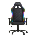 Fourze PC Forze PC -gamestoel met verlichting zwart/zwart