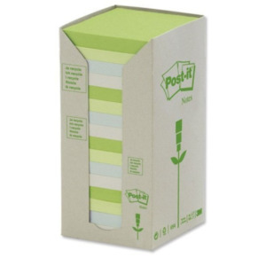 3M Post-It Notes Pad Tower Pack Pastel Rainbow (Pack 16) etiket