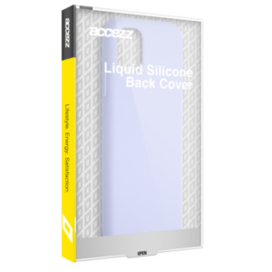 Accezz Accezz Liquid Silicone Backcover iPhone 13 - Paars