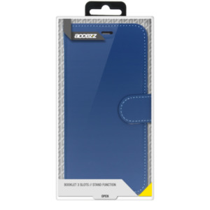 Accezz Accezz Wallet Softcase Bookcase iPhone 12 (Pro) - Blauw