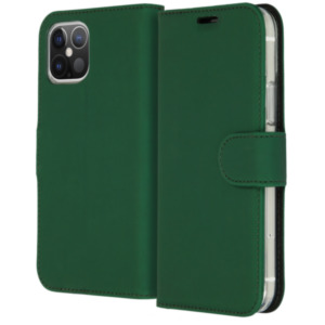 Accezz Accezz Wallet Softcase Bookcase iPhone 12 (Pro) - Groen