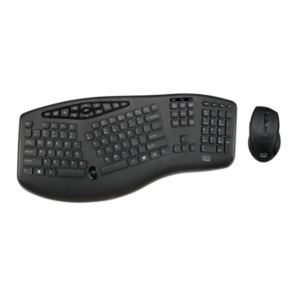Adesso WKB-1600CB toetsenbord Inclusief muis RF Draadloos QWERTY Amerikaans Engels Zwart