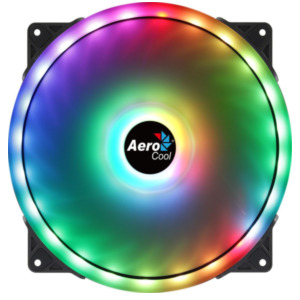 Aerocool Duo 20 Computer behuizing Ventilator 20 cm Zwart