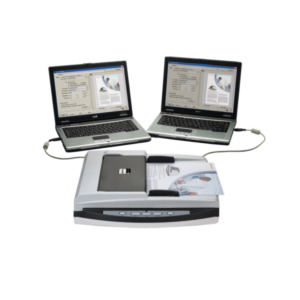 Alexander Plustek SmartOffice PL1530 Flatbed-/ADF-scanner 600 x 600 DPI A4 Zwart, Wit