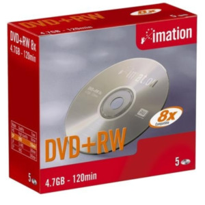 Amewi Imation DVD+RW 4.7Gb 8x (5) 4,7 GB 5 stuk(s)