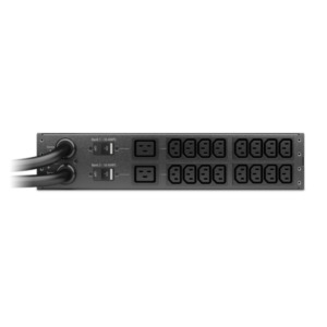 APC AP4424A - Automatic Transfer Switch, (16x) C13 + (2x) C19, 7680W, Rack mountable