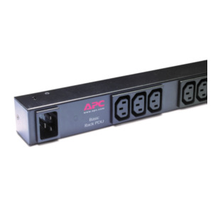 APC Rack PDU, Basic, ZeroU, 16A, 230V, (15x) C13, C20 stekker