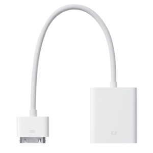 Apple iPad Dock Connector to VGA Adapter VGA (D-Sub) Wit