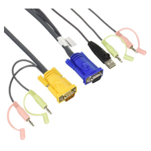 Aten 1.8M USB KVM Kabel met 3 in 1 SPHD en Geluid