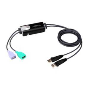 Aten 2-poorts USB grenzeloze kabel KM-schakelaar