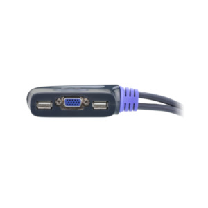 Aten 2-Port USB KVM Switch KVM-switch Blauw