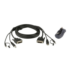 Aten 3M USB DVI-D Dubbelvoudige Link Veilige KVM Kabelpakket