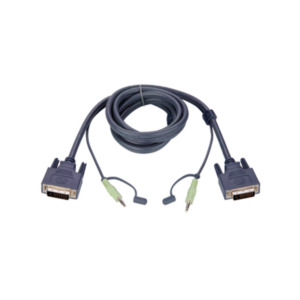 Aten 6ft DVI-D toetsenbord-video-muis (kvm) kabel Zwart 1,8 m
