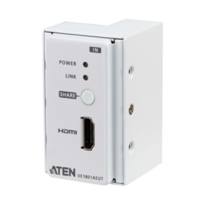 Aten HDMI HDBaseT-Lite zender met EU wandplaat / PoH