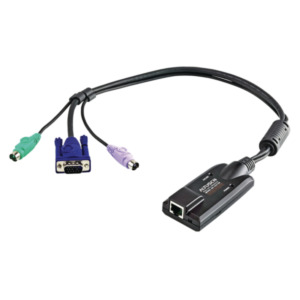 Aten KA7120 toetsenbord-video-muis (kvm) kabel Zwart