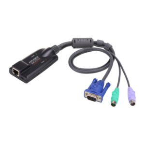 Aten KA7120 toetsenbord-video-muis (kvm) kabel Zwart
