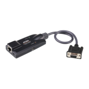 Aten KA7140 toetsenbord-video-muis (kvm) kabel Zwart