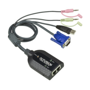 Aten KA7178 toetsenbord-video-muis (kvm) kabel Zwart