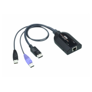 Aten KA7189 toetsenbord-video-muis (kvm) kabel Zwart