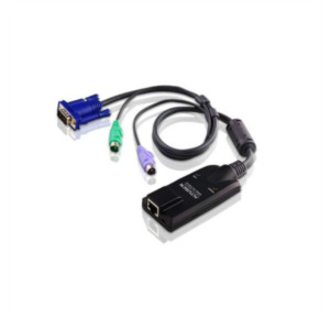 Aten KA9120 toetsenbord-video-muis (kvm) kabel Zwart
