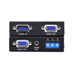 Aten VE170Q audio/video extender AV-zender & ontvanger Zwart