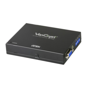 Aten VE170RQ audio/video extender AV-receiver Zwart