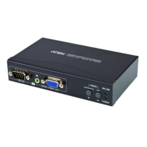 Aten VE200R audio/video extender AV-receiver Zwart
