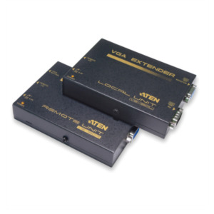 Aten VGA/Audio Cat 5-verlenger (1280 x 1024 bij 150 m)
