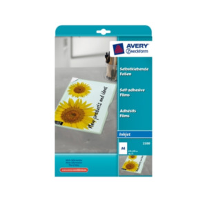 Avery 2500 afdrukfilm Inkjet A4 (210×297 mm) Polyester Transparant 10 vel
