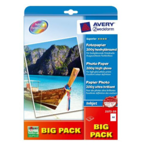 Avery 2572-50 pak fotopapier A4 Hoogglans