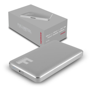 Axago Axagon EE25-F6G behuizing voor opslagstations HDD-/SSD-behuizing Grijs 2.5"