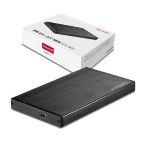 Axago Axagon EE25-XA behuizing voor opslagstations HDD-/SSD-behuizing Zwart 2.5"