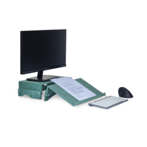 Bakker & Elkhuizen Q-riser 110 Circular 76,2 cm (30") Groen Bureau