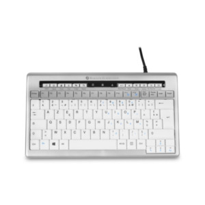 Bakker & Elkhuizen S-board 840 toetsenbord USB AZERTY Frans Licht Grijs, Wit