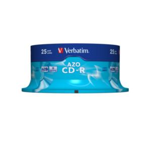 Bandai Verbatim CD-R AZO Crystal 700 MB 25 stuk(s)