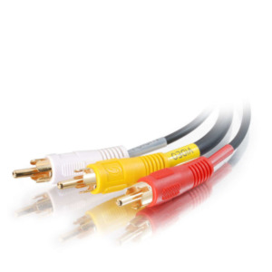 Beliani C2G 2M Value Series RCA-Type Audio/Video Cable composiet videokabels 3 x RCA Zwart